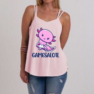 GAMESALOTL Cute Axolotl Women's Strappy Tank