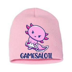 GAMESALOTL Cute Axolotl Short Acrylic Beanie