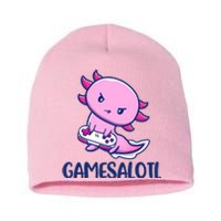 GAMESALOTL Cute Axolotl Short Acrylic Beanie