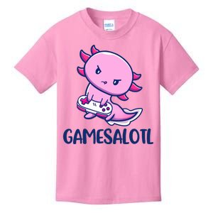 GAMESALOTL Cute Axolotl Kids T-Shirt