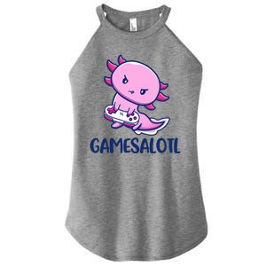 GAMESALOTL Cute Axolotl Women's Perfect Tri Rocker Tank