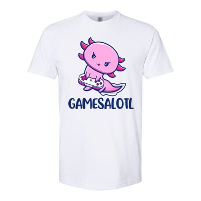 GAMESALOTL Cute Axolotl Softstyle CVC T-Shirt