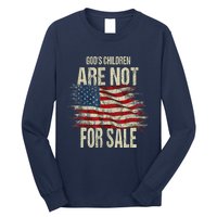 Gods Children Are Not For Sale Funny Vintage Gods Children Long Sleeve Shirt