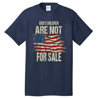 Gods Children Are Not For Sale Funny Vintage Gods Children Tall T-Shirt