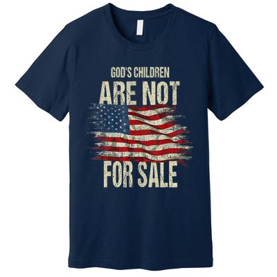 Gods Children Are Not For Sale Funny Vintage Gods Children Premium T-Shirt