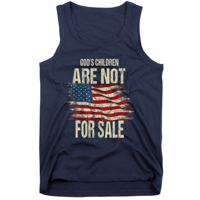 Gods Children Are Not For Sale Funny Vintage Gods Children Tank Top