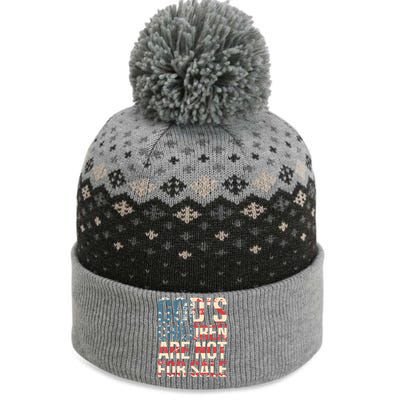 Gods Children Are Not For Sale Funny Political Human Rights The Baniff Cuffed Pom Beanie