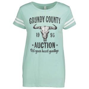 Grundy County Auction Bid Your Heart Goodbye Enza Ladies Jersey Football T-Shirt