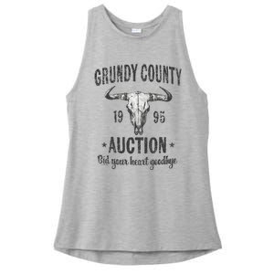 Grundy County Auction Bid Your Heart Goodbye Ladies PosiCharge Tri-Blend Wicking Tank