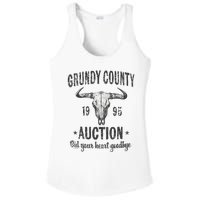 Grundy County Auction Bid Your Heart Goodbye Ladies PosiCharge Competitor Racerback Tank