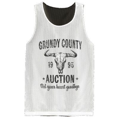 Grundy County Auction Bid Your Heart Goodbye Mesh Reversible Basketball Jersey Tank