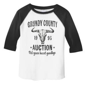 Grundy County Auction Bid Your Heart Goodbye Toddler Fine Jersey T-Shirt