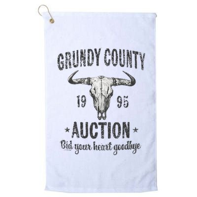 Grundy County Auction Bid Your Heart Goodbye Golf Towel