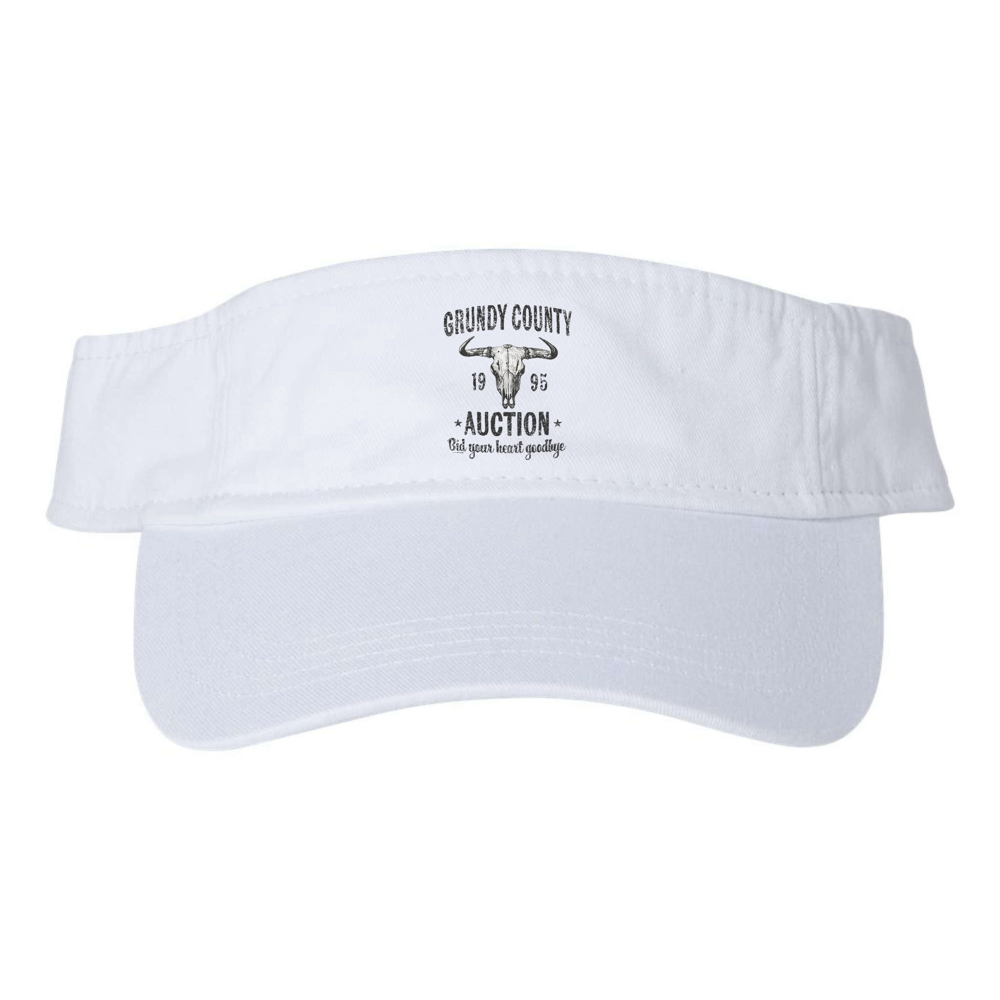 Grundy County Auction Bid Your Heart Goodbye Visor