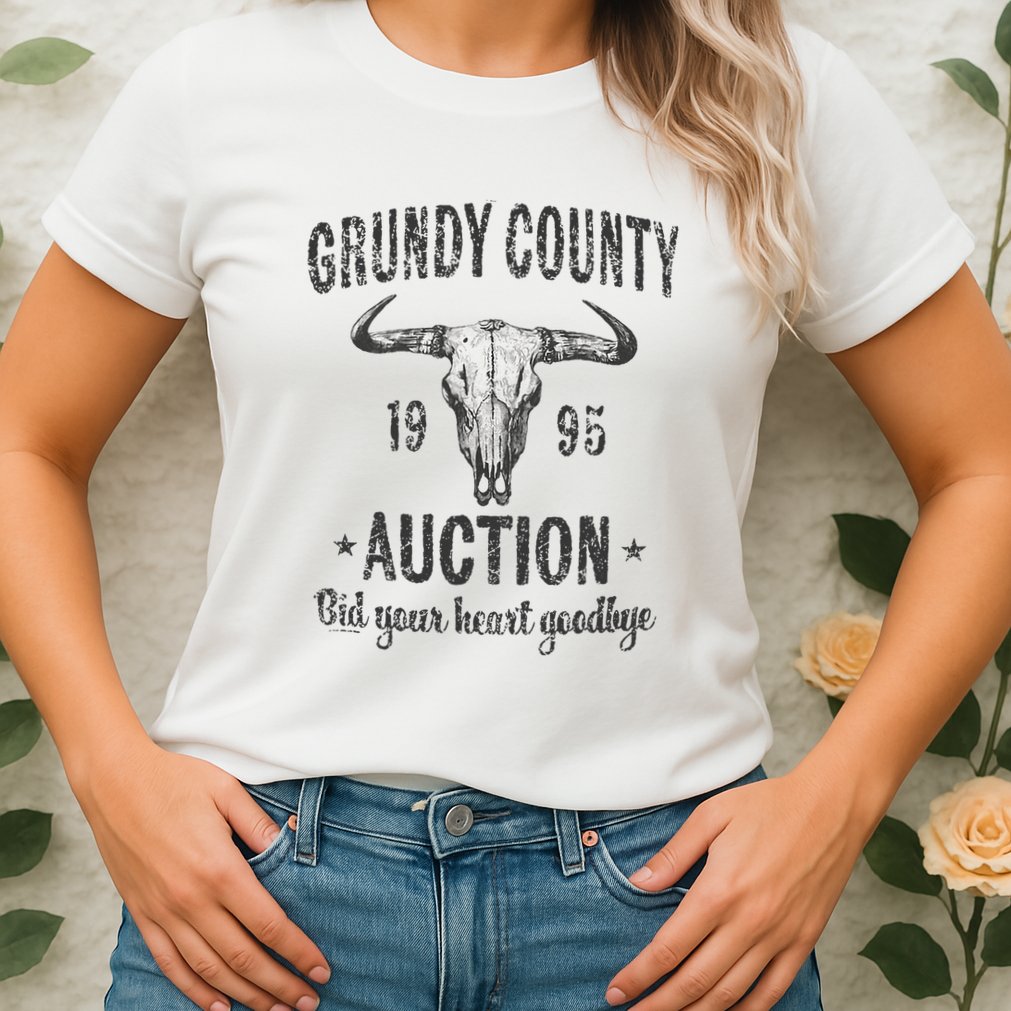 Grundy County Auction Bid Your Heart Goodbye Womens T-Shirt