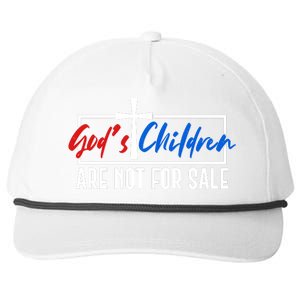 Gods Childrens Are Not For Sale Snapback Five-Panel Rope Hat