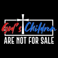 Gods Childrens Are Not For Sale Drawstring Bag