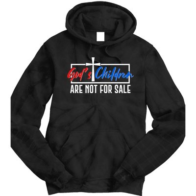 Gods Childrens Are Not For Sale Tie Dye Hoodie