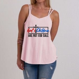 Gods Childrens Are Not For Sale Women's Strappy Tank