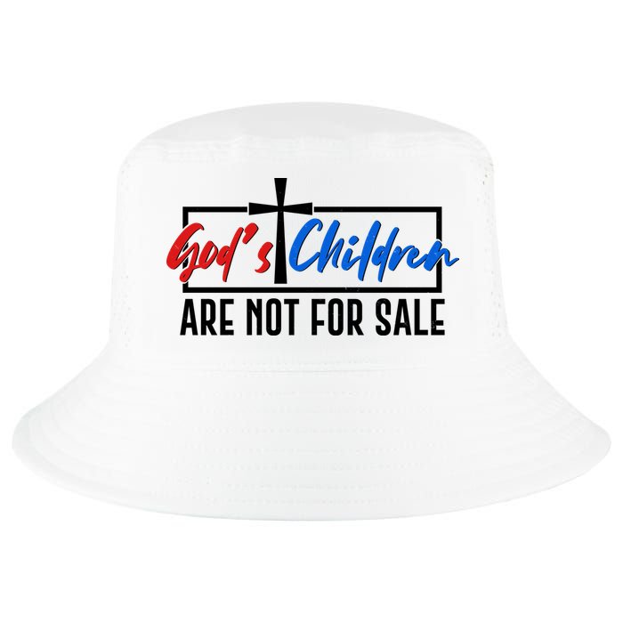 Gods Childrens Are Not For Sale Cool Comfort Performance Bucket Hat