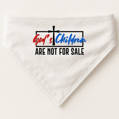 Gods Childrens Are Not For Sale USA-Made Doggie Bandana
