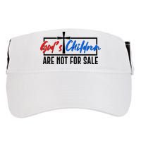 Gods Childrens Are Not For Sale Adult Drive Performance Visor
