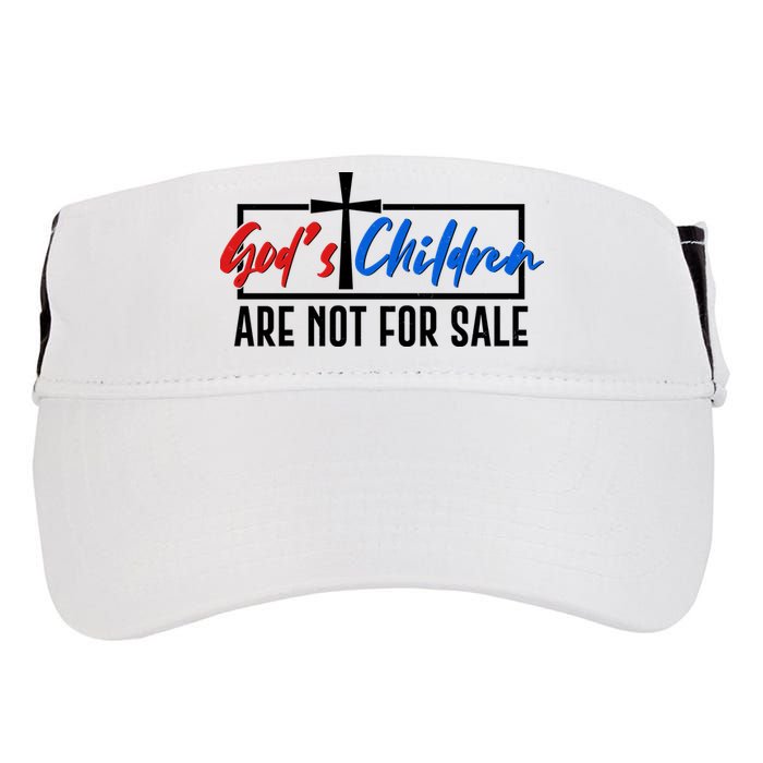 Gods Childrens Are Not For Sale Adult Drive Performance Visor
