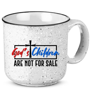 Gods Childrens Are Not For Sale 15oz Campfire Ceramic Mug