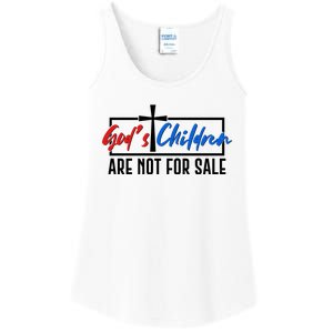 Gods Childrens Are Not For Sale Ladies Essential Tank