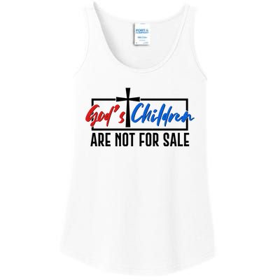 Gods Childrens Are Not For Sale Ladies Essential Tank