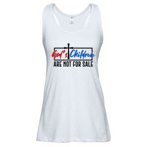 Gods Childrens Are Not For Sale Ladies Essential Flowy Tank