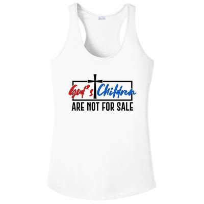 Gods Childrens Are Not For Sale Ladies PosiCharge Competitor Racerback Tank