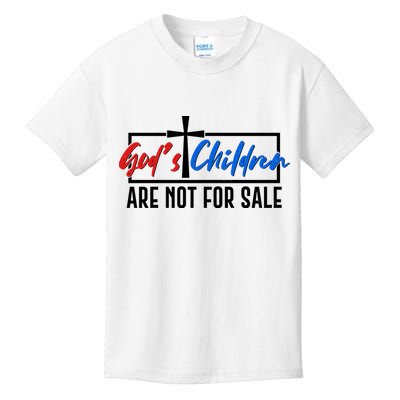 Gods Childrens Are Not For Sale Kids T-Shirt