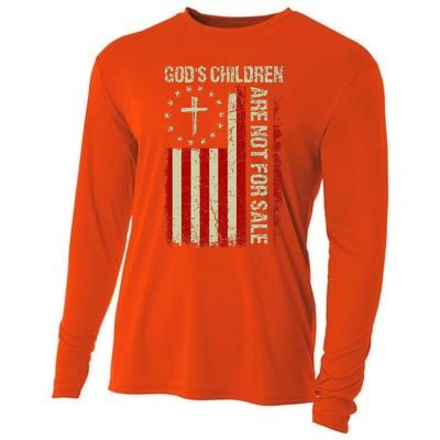 Gods Children Are Not For Sale Funny Quote Gods Children Cooling Performance Long Sleeve Crew