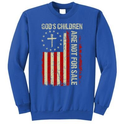 Gods Children Are Not For Sale Funny Quote Gods Children Sweatshirt