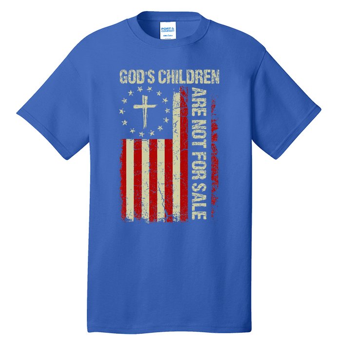 Gods Children Are Not For Sale Funny Quote Gods Children Tall T-Shirt