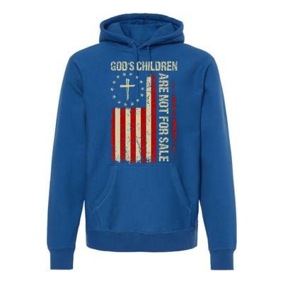 Gods Children Are Not For Sale Funny Quote Gods Children Premium Hoodie