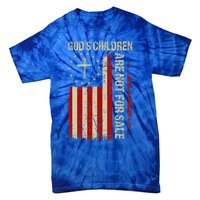 Gods Children Are Not For Sale Funny Quote Gods Children Tie-Dye T-Shirt