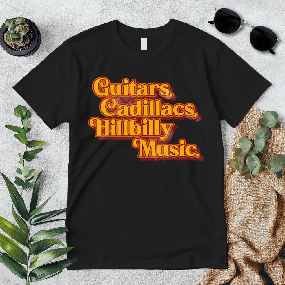 Guitars Cadillacs And Hillbilly Music Country Songs Premium T-Shirt