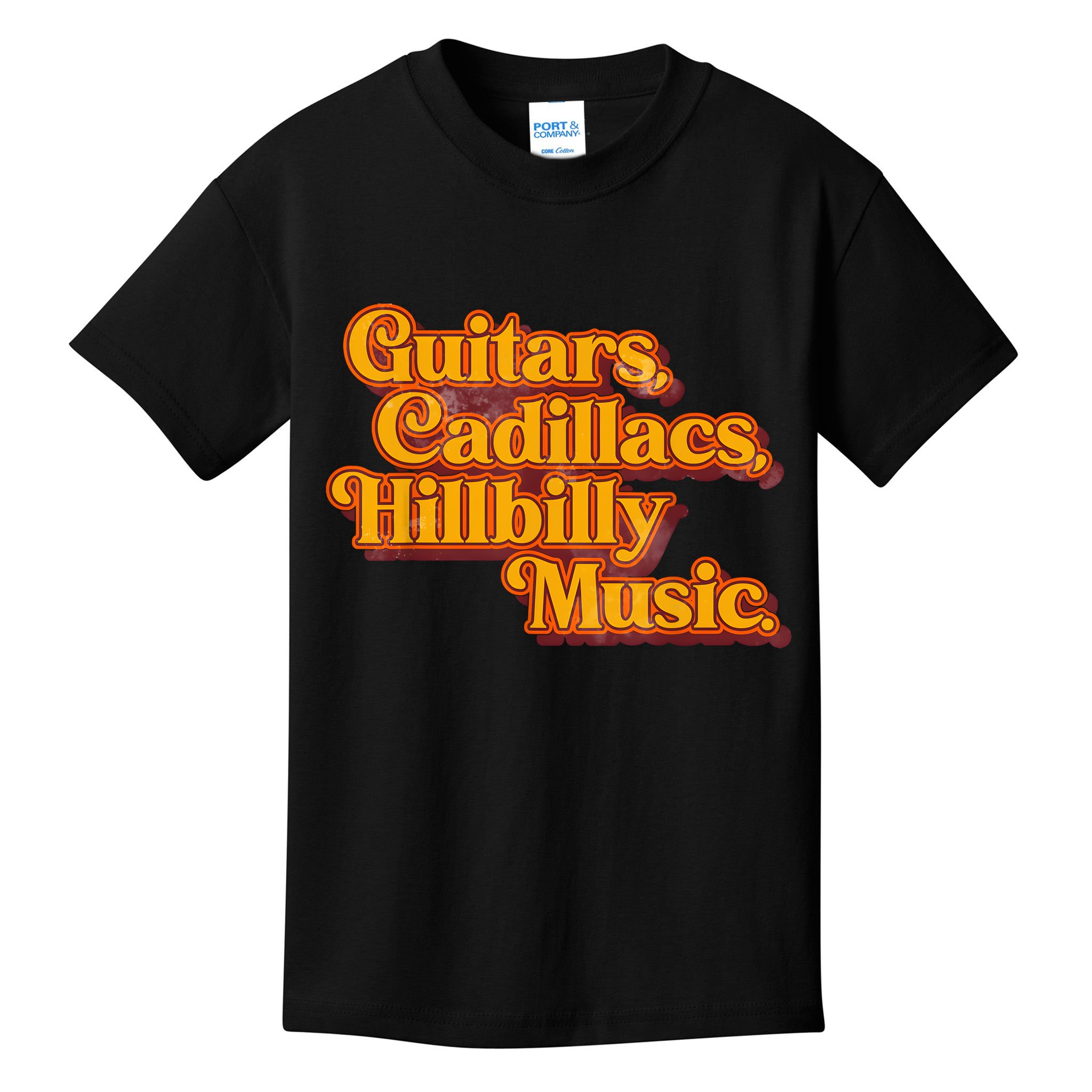 Guitars Cadillacs And Hillbilly Music Country Songs Kids T-Shirt