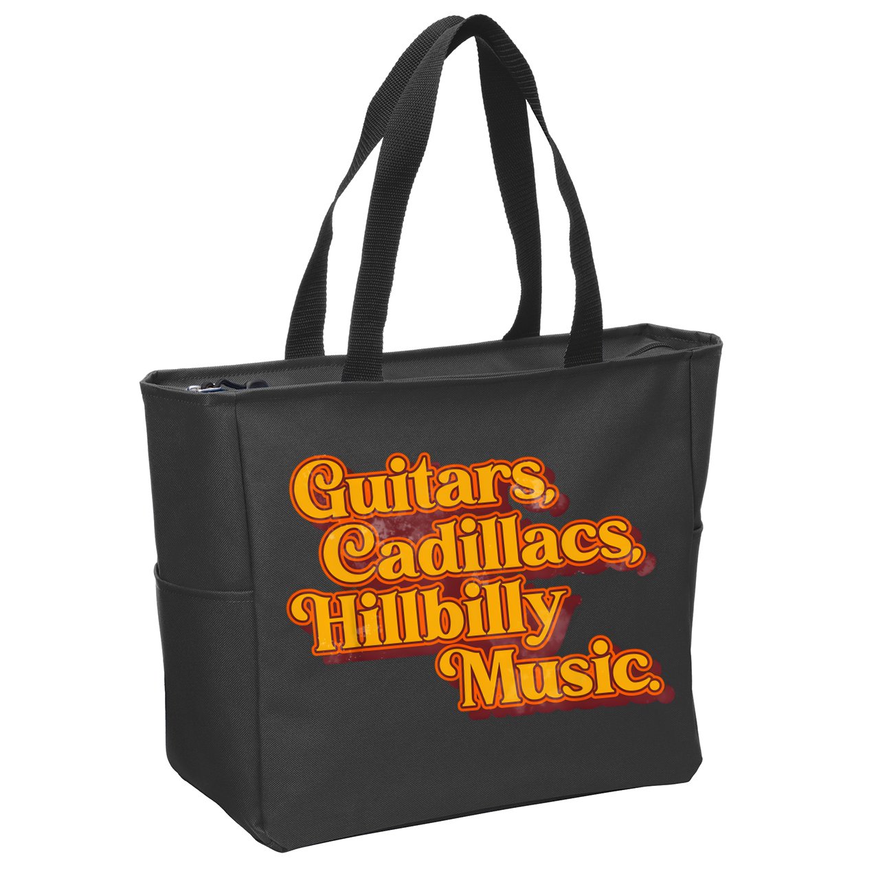 Guitars Cadillacs And Hillbilly Music Country Songs Zip Tote Bag