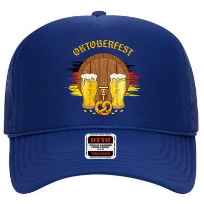 German Clothes American Oktoberfest Clothing High Crown Mesh Back Trucker Hat