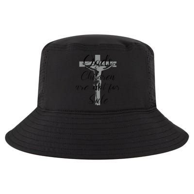 God's Children Are Not For Sale Jesus Christ Christian Wo Cool Comfort Performance Bucket Hat