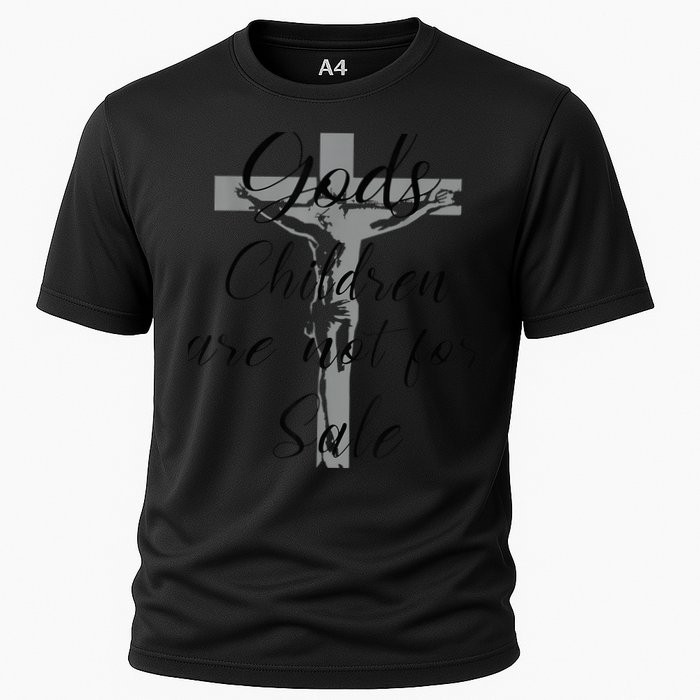 God's Children Are Not For Sale Jesus Christ Christian Wo Cooling Performance Crew T-Shirt