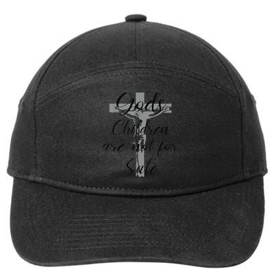 God's Children Are Not For Sale Jesus Christ Christian Wo 7-Panel Snapback Hat