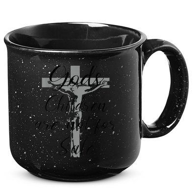 God's Children Are Not For Sale Jesus Christ Christian Wo 15oz Campfire Ceramic Mug