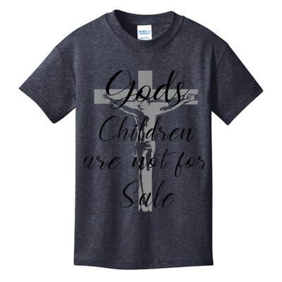 God's Children Are Not For Sale Jesus Christ Christian Wo Kids T-Shirt