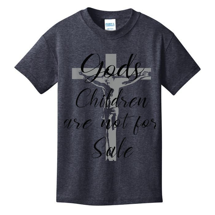 God's Children Are Not For Sale Jesus Christ Christian Wo Kids T-Shirt