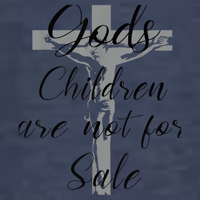 God's Children Are Not For Sale Jesus Christ Christian Wo Kids T-Shirt