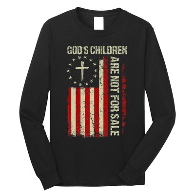 Gods Children Are Not For Sale Funny Quote Gods Children Long Sleeve Shirt